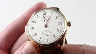 IWC Portuguese Minute Repeater IW5449-05 Luxury Watch Review