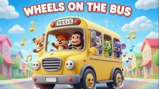 Wheels on the Bus Go Round and Round 🚌🎵 | Paw Pop Nursery Rhymes for Kids