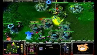 [HD.WC3#254] Yumiko+TH000 vs TeD+Fly - HRvsUO - Game 4 - Warcraft 3 Replay [FR]