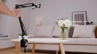Soporte Celular Tablet Brazo Flexible Ajustable Con Clip