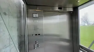 Schindler MT Hydraulic Elevator @ North Coast RTA Station Cleveland Ohio