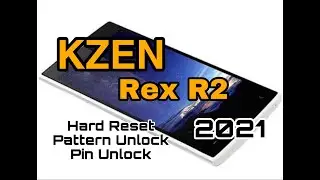 KZEN REX R2 | Hard Reset | Lock Unlock | Easy Way | Without Pc | Pattern Unlock | Pin Unlock | 💯