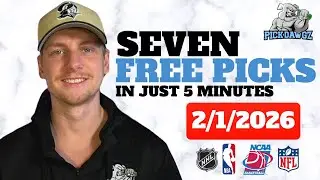 NBA Picks & Best Bets For Today Sunday 2/1/26 | FREE NBA Picks, Best Bets, and Predictions!