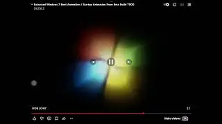 Microsoft windows 7 boot video
