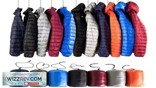 0 10 Men's Winter Jacket Ultra Light Duck Down Jackets Portable Hooded Puffer