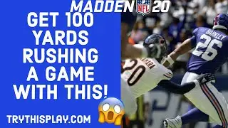 Best Madden 20 Money Run Play! Get Easy Yards!