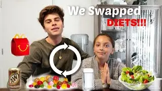 I swapped DIETS with my 7 year old sister for 24 HOURS