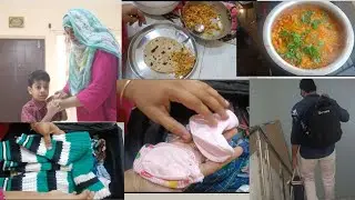 #Indian mom of 2 Simple Morning Routine#Arranging clothes for new born baby 🍼.