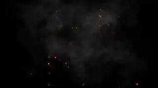 Fire Particles Background Video With Smoke Effect1080p