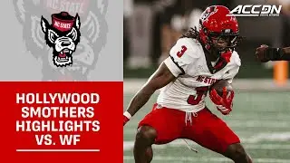 NC State RB Hollywood Smothers Highlights vs. Wake Forest