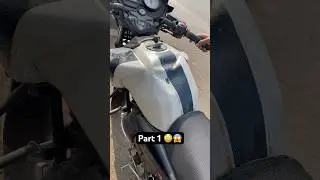 apache fuel tank repair 😳😱motorcycle accident / tank repair #viral #shortvideo