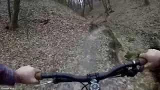 Zółty szlak - Wolski Dół. Las Wolski Kraków Enduro MTB