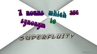 superfluity - 7 nouns which are synonyms to superfluity (sentence examples)