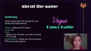 Vogue: Dance Battle game pitch