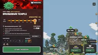 Minecraft Dungeons Anchor Assassin vs. Overgrown Temple Apocalypse +25 Daily Trial Lv.III 6 Banners