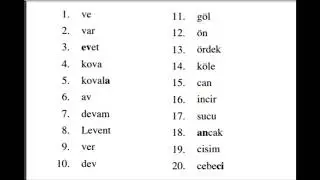 5. Turkish reading lesson