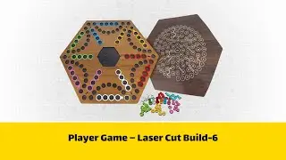 DIY Mdf Laser-Cut Hexagon Board Game &ndash; Ludo + Snakes & Ladders Build