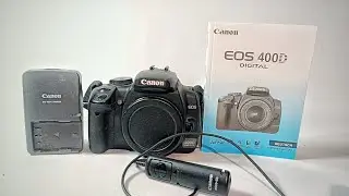 Снаружи Canon EOS 400D ...