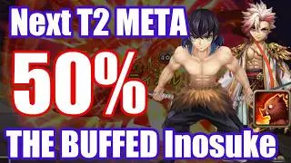 Is Inosuke Next Turn2 Meta? 50% evasion and 30% damage reduction are so strong🤩🤩🤩【Summoners War RTA】