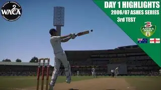 Cricket 26 20 Year Rewind - 2006/07 Ashes 3rd Test Day 1 Highlights