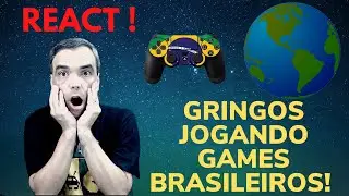 REACT:  Gringos jogando games brasileiros! Será que eles gostaram?? (E vai ter novidade no canal!)