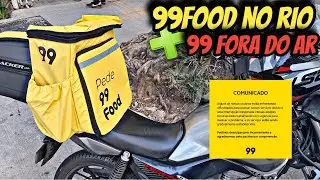 99FOOD CHEGOU NO RIO DE JANEIRO | Mas o app caiu | 99 Bugada