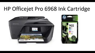 Как заменить картридж на принтере HP Officejet Pro 6968, 6960 и т. д.