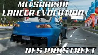 NFS ProStreet - Mitsubishi Lancer Evolution - Ebisu - Top Speed Run