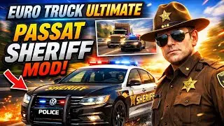 Euro Truck Ultimate: Passat Sherif bilan qishloq yo'llarida!#EuroTruckUltimate #UzbekGaming 