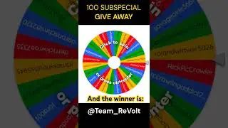 Team ReVolt 100 Subspecial giveaway!