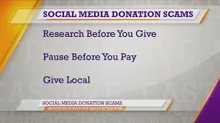 BBB talks about social media donation scams