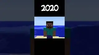Minecraft 90s vs now vs 2050