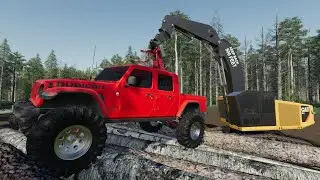 FS19 Mods - Logging In The Forest - Building A Community (Farming Simulator 19) Day 3