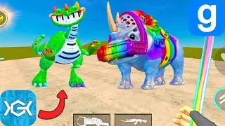 I FOUND NEW RHINONICA FROM DINO TOY in Playground mod NEW UPDATE!
