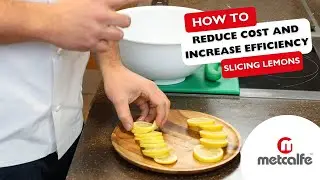 How To Reduce Cost & Increase Efficiency By Cutting Lemon Slices With A HALLDE CC-34 | Metcalfe