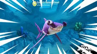 Hungry Shark World || Smooth Hammerhead 33 ALL Shark World