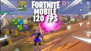 120 FPS Fortnite Mobile Gameplay on Red Magic Nova Gaming Tablet no commentary