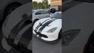 RANDOMLY SPOTTING DODGE VIPER IN THE WILD! 2017 Dodge Viper Build @abc.garage