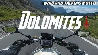 Dolomites down ride - Motorcycle [Raw Onboard] (realistic motorbike pov)