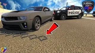 FLASHING LIGHTS POLICE CHASE $8,000 DAMAGES POLICE SIMULATOR