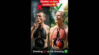 Smoker ❌ vs Non-Smoker ✅ | One Choice Changes Everything 🚭 #Shorts
