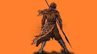 Vectorize Desert Warrior using Inkscape