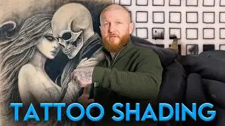 Техники растушевки татуировок
