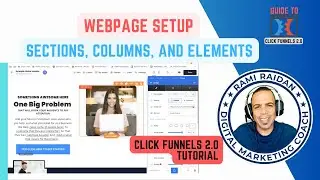 Click Funnels 2.0 For Beginners, Page Setup, Style Guide, add Image & Video