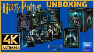 HARRY POTTER Dark Arts 8 Film Collection 4K Ultra HD Blu-ray Steelbook Unboxing