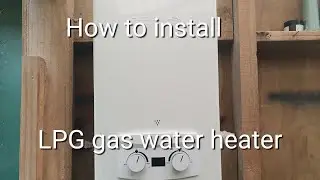 Hot water califont / LPG gas water heater.