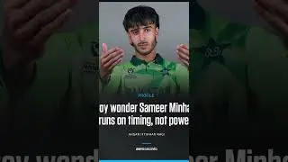 Boy Wonder Sameer Minhas: Pakistan's U-19 Batting Sensation | Runs on Timing, Not Power #shorts #pak