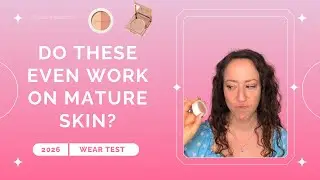 Jane Iredale Circle Delete vs Tarte Color Corrector on 40+ Skin | Side Skin By Side Wear Test