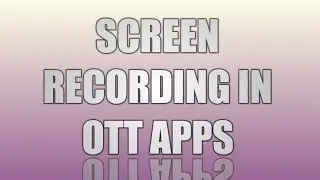 screen recording in OTT apps Disney plus hotstar,aha, Amazon prime,Netflix