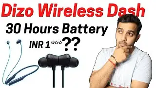 Dizo Wireless Dash Launched - 30 Hrs Playback, Blink Charge, ANC 😘 || Dizo Wireless Dash Earphones